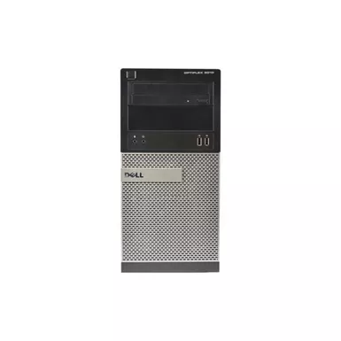 Dell Optiplex 3010 Tower Computer, 3.2 GHz Intel I5 Quad Core, 16GB DDR3 RAM, 250GB HDD, Windows 10 Home 64bit (Refurbished)