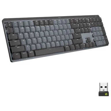 Logitech MX Mechanical Wireless Illuminated Keyboard, Linear Switches, Graphite - Image 3