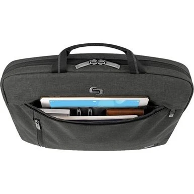 Solo New York - Rivington Case For 15.6" Laptop Slim Brief - Gray - Image 4