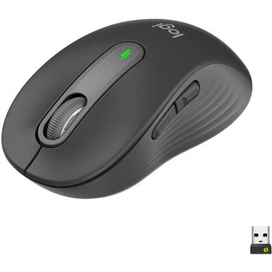 Logitech - Signature M650 Wireless Mouse With Silent Clicks - Graphite