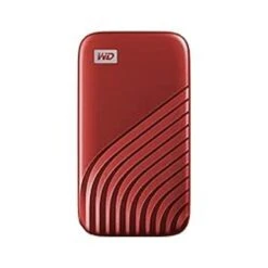 WD 1TB My Passport SSD Portable External Solid State Drive, Red, Sturdy And Blazing Fast, Password Protection With Hardware Encryption - WDBAGF0010BRD-WESN
