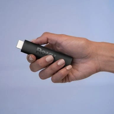 Roku Streaming Stick 4K | Streaming Device With Voice Remote And Long-Range Wi-Fi - Black - Image 2