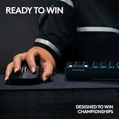 Logitech G PRO X TKL Lightspeed Wireless Gaming Keyboard, Ultra-Portable Tenkeyless Design, LIGHTSYNC RGB, PBT Keycaps, Clicky Switches (GX Blue),Black - Image 6
