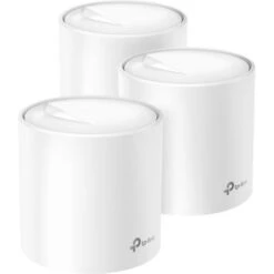 TP-Link - Deco AX3000 (3-pack) Dual-Band Whole Home Mesh Wi-Fi 6 System, Supports Gigabit Speeds - White