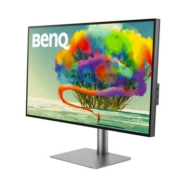 BenQ - PD3220U DesignVue 32" IPS LED 4K HDR Monitor AQCOLOR Technology Mac Compatible (HDMI/DP/Thunderbolt 3 85W) - Gray/Black - Image 5