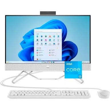 HP - 23.8" Full HD Touch-Screen All-in-One - Intel Core I3 - 8GB Memory - 512GB SSD - Starry White - Image 5