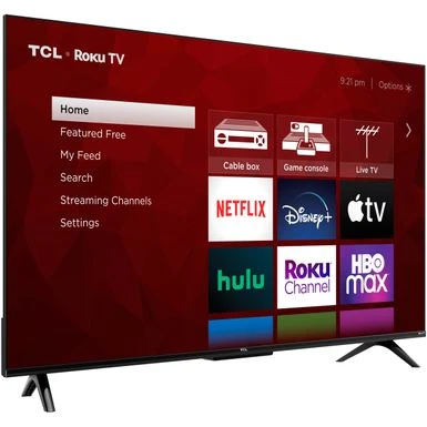 TCL 43in. Class 4-Series 4K UHD HDR LED Smart ROKU TV - Image 4
