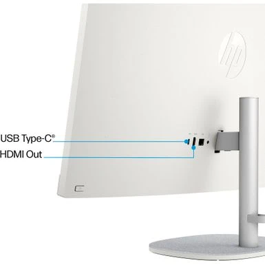HP - 27" Full HD Touch-Screen All-in-One With Adjustable Height - Intel Core I5 - 8GB Memory - 512GB SSD - Shell White - Image 4