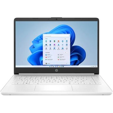 HP - 14" Laptop - Intel Celeron - 4GB Memory - 64GB EMMC - Snowflake White