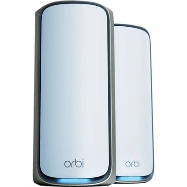 NETGEAR - Orbi 970 Series BE27000 Quad-Band Mesh Wi-Fi System (2-Pack) - White