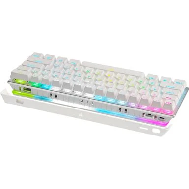 CORSAIR - K70 Pro Mini Wireless 60% RGB Mechanical Cherry MX SPEED Linear Switch Gaming Keyboard With Swappable MX Switches - White - Image 7