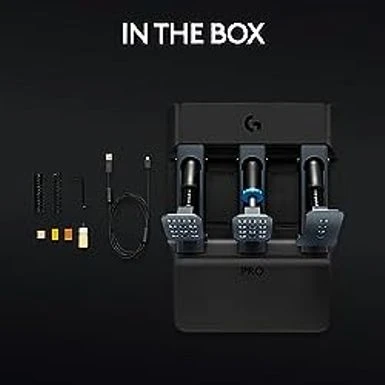 Logitech G PRO Racing Pedals - Racing Simulator Pedals With 100kg Load Cell Brake, Fully Customizable, Swappable Springs & Elastomers, Modular Design - Image 7