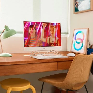 HP - 23.8" Full HD Touch-Screen All-in-One - Intel Core I3 - 8GB Memory - 512GB SSD - Starry White - Image 13