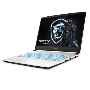 MSI Sword 15 A11UD-1248 15.6" Full HD 144Hz Gaming Notebook Computer, Intel Core I7-11800H 2.3GHz, 8GB RAM, 512GB SSD, NVIDIA GeForce RTX 3050 Ti 4GB, Windows 10 Home, Free Upgrade To Windows 11, White - Image 2