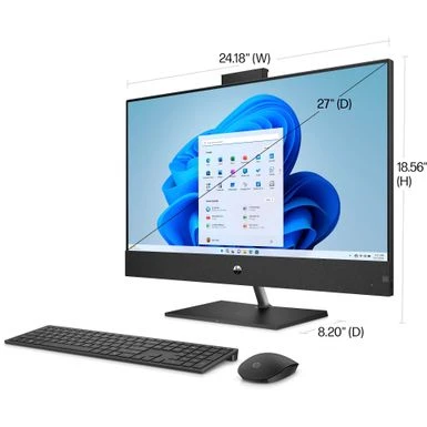 HP - Pavilion 27" Full HD Touch-Screen All-in-One - Intel Core I7 - 16GB Memory - 1TB SSD - Sparkling Black - Image 7