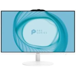 MSI PRO AP272 12M-035US 27" Full HD All-In-One Desktop Computer, Intel Core I7-12700 2.1GHz, 16GB RAM, 500GB SSD, Windows 11 Home, White