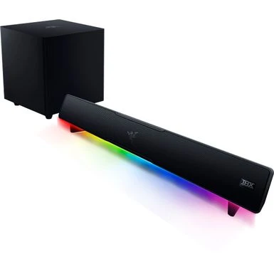 Razer - Leviathan V2 Bluetooth Gaming Speakers With RGB Lighting (2-Piece) - Black - Image 2