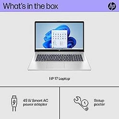 HP 17 Inch Laptop, HD+ Display, 12th Gen Intel Core I5, 8 GB RAM, 512 Gb SSD, Intel Iris Xe Graphics, Windows 11 Home, 17-cn2099nr (2023) - Image 7