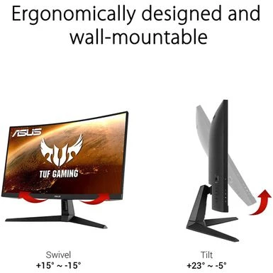 ASUS TUF VG27WQ1B 27" 16:9 QHD 165Hz VA LCD Gaming Monitor With FreeSync & Built-In Speakers - Image 5