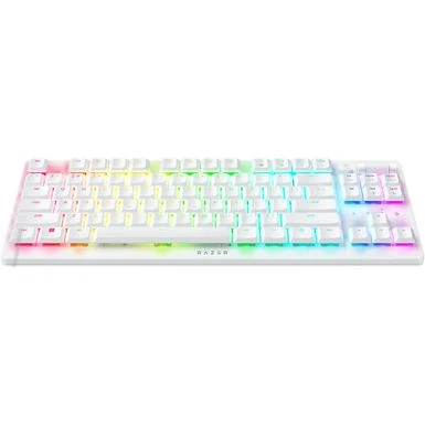 Razer - DeathStalker V2 Pro TKL Wireless Optical Linear Switch Gaming Keyboard With Low-Profile Design - White - Image 2