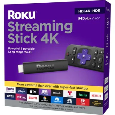 Roku Streaming Stick 4K | Streaming Device With Voice Remote And Long-Range Wi-Fi - Black - Image 5