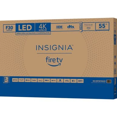 Insignia™ - 55" Class F30 Series LED 4K UHD Smart Fire TV - Image 4
