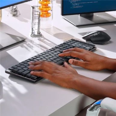 Logitech MX Mechanical Wireless Illuminated Keyboard, Linear Switches, Graphite - Image 6