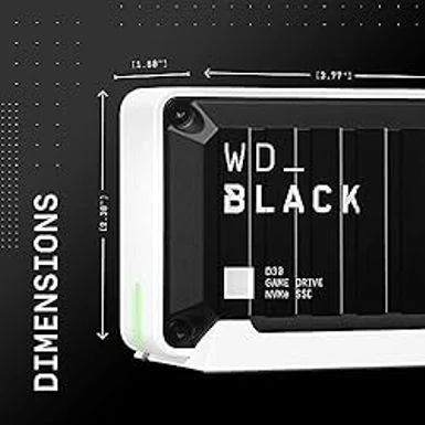 WD_BLACK 2TB D30 Game SSD - Portable External Drive, Compatible With Xbox And PC, Up To 900MB/s - WDBAMF0020BBW-WESN - Image 2