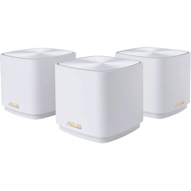 ASUS - ZenWifi AX3000 Dual-Band Mesh Wi-Fi System (3-pack) - White
