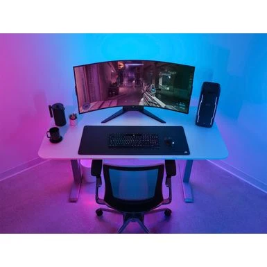 CORSAIR - Xeneon Flex 45” OLED Bendable QHD 240Hz 0.03ms FreeSync And G-SYNC Compatible Monitor With HDR10 (HDMI, DisplayPort) - Black - Image 6