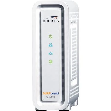 Motorola ARRIS - SURFboard SB6190 32 X 8 DOCSIS 3.0 Cable Modem - White - Image 3