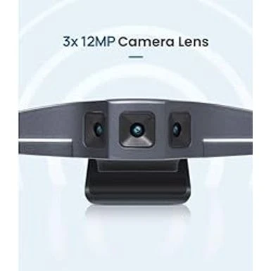 Enther&MAXHUB Intelligent 180 Panoramic 4K Huddle Room Video Camera - Inclusive Video Conferencing Camera With Full Room Coverage - Easy To Set Up Wide Angle Webcam For Business & Distance Learning - Image 2