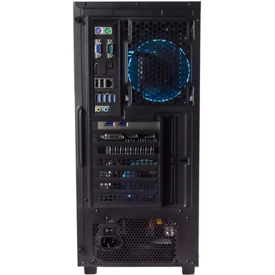 Periphio Blue Gaming PC Tower Desktop Computer, Intel Quad Core I5 3.4GHz, 16GB RAM, 120GB SSD + 1TB 7200 RPM HDD, Windows 10, Nvidia GT1030 Graphics Card, RGB, HDMI, Wi-Fi - Image 8
