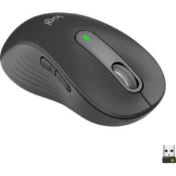 Logitech - Signature M650 L Wireless Left-Handed Scroll Mouse With Silent Clicks - Graphite