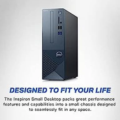 Dell Inspiron 3020S Desktop - Intel Core I5-13400, 16GB DDR4 RAM, 512GB SSD + 1TB HDD, Intel UHD 730 Graphics, Windows 11 Home, Services Included - Mist Blue - Image 2