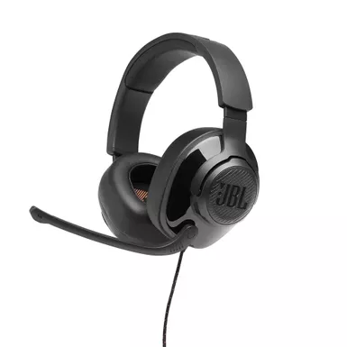 JBL Quantum 300 Hybrid Wired Over-Ear Gaming Headset W/ Flip-up Mic