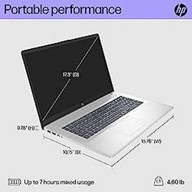 HP 17 Inch Laptop, HD+ Display, 12th Gen Intel Core I5, 8 GB RAM, 512 Gb SSD, Intel Iris Xe Graphics, Windows 11 Home, 17-cn2099nr (2023) - Image 5