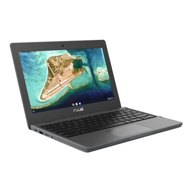 11.6" Celeron 4G 32G CRM OS"ASUS Chromebook Dark Grey No Touch Screen - 11.6"" HD (1366x768) 16:9 Anti-Glare 220nits Intel Celeron N5100 Processor 1.1 GHz (4M Cache Up To 2.8 GHz 4 Cores) 4G LPDDR4X On Board Intel UHD Graphics 32G EMMC No Optical Drive Chrome OS Wi-Fi 6(802.11ax)+BT5.2 (Dual Band) 2x2 720p HD Camera Bluetooth 5.2 Chiclet Keyboard 47WHrs 2S1P 2-cell Li-ion N 1YR International/Eligible For 1YR Free Domestic ADP Upon Registration With 1-way Free Shipping/2-way FREE Shipping For Standard Hardware Warranty Repair 2x USB 3.2 Gen 1 Type-A//2x USB 3.2 Gen 1 Type-C Support Display / Power Delivery 1x 3.5mm Combo Audio Jack//Micro SD Card Reader Micro SD 180 Degree Hinge Ruggedized 120cm Drop Test Rubber Bumper Easy-Grip Reinforced IO Ports 1.5mm Travel Distance / Tamper-resistant / 330cc Spill-resistant Keyboard US MIL-STD 810H Standards ASUS Antibacterial Guard On C Part TUV Rheinland Certified Low Blue Light Display. - Image 2