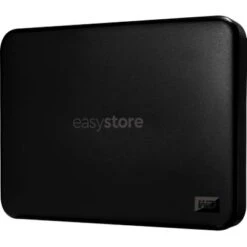 WD - Easystore 2TB External USB 3.0 Portable Hard Drive - Black