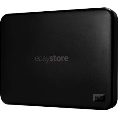 WD - Easystore 2TB External USB 3.0 Portable Hard Drive - Black